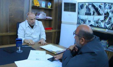 مدير بلدية الناصرية يعقد اجتماعًا مع دائرة المهندس المقيم لمتابعة مشروع الطريق المحوري