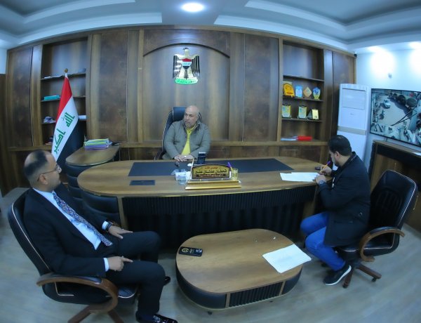 مدير بلدية الناصرية يستقبل نقيب المحامين