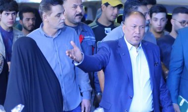 مدير بلدية الناصرية يتابع أعمال الجهد الخدمي الليلي