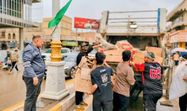 رغم الأمطار وأيام عيد الفطر المبارك.. بلدية الناصرية تواصل أعمالها الخدمية بجهود كوادرها الأبطال